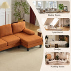 Karl home 110" U-Shape Sectional Couches - Image 6