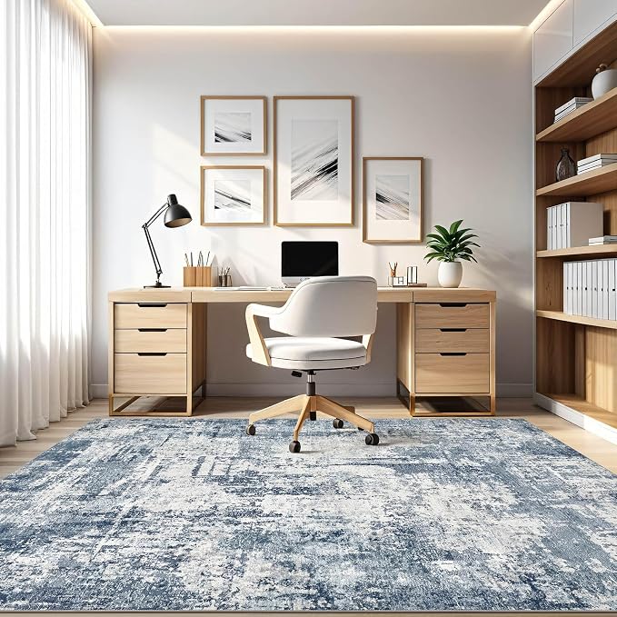 LOONGRUG 10x14 Area Rugs Washable Large Neutral Modern Living Room Rug | - Image 8