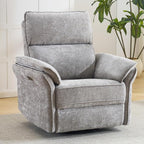 Oversized Power Recliner Chair Swivel Glider by Rhevoy