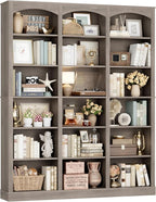 FACBOTALL 71" Triple Wide Bookshelf, 6 Tier Tall Bookshelf, Large Bookcase by FACBOTALL