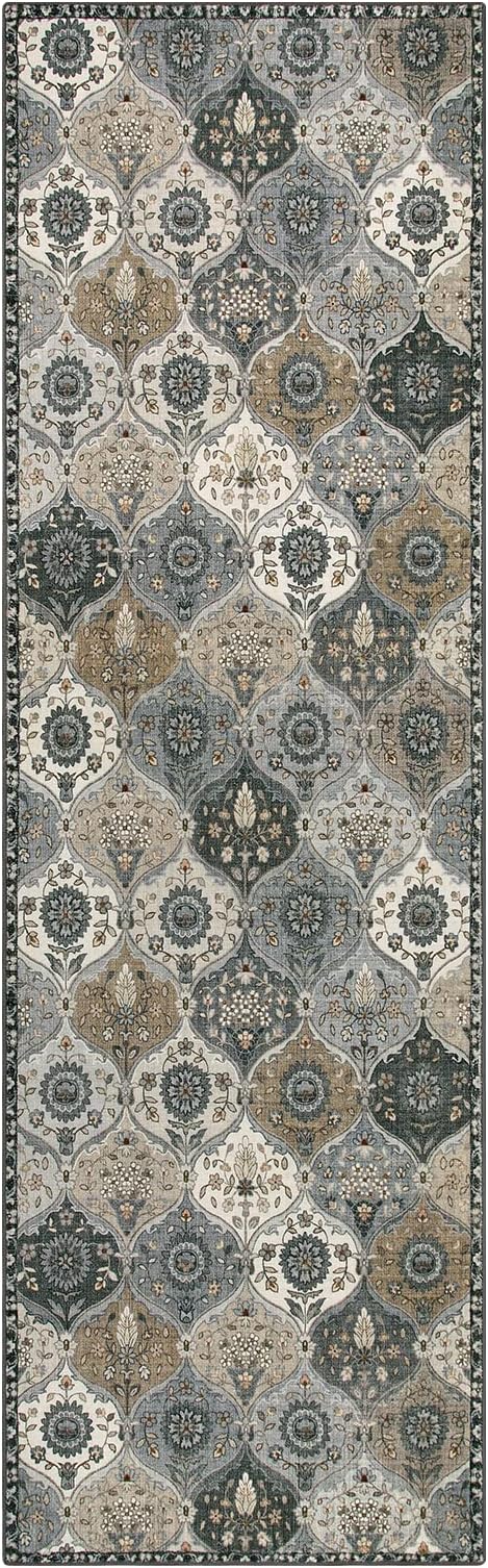 Lahome Moroccan Washable Runner Rug, 2x6 Soft Kitchen Runner Rug Non Slip | - Image 2