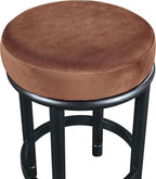 Meridian Furniture 977Cognac-C Monette Collection Art Deco Counter Stool - Image 5