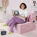 Folding Sofa Bed, 4 in 1 Convertible Sleeper Chair by HILEROSinkintoComfort