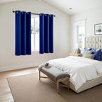 MIULEE Blackout Curtains for Bedroom 2 Panels 40 x 54 Inch Long Royal Blue | - Image 6