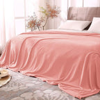BEDELITE Fleece Blanket Soft Plush King Size Bed Blanket Pink 108"x90" | Ultra by BEDELITE