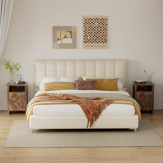 YESHOMY Farmhouse Modern Nightstands - Image 8