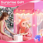 Monobeach Princess Tent Girls Large Playhouse Kids Castle Play Tent - Image 2