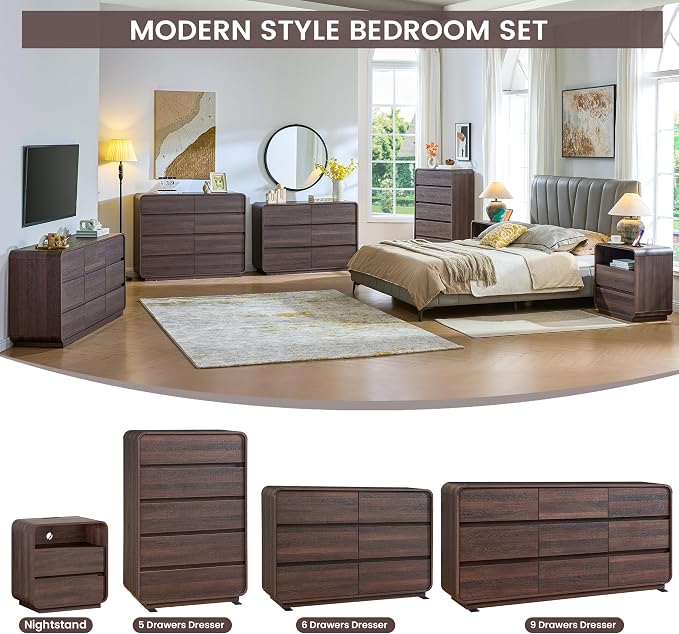 Standifurno 9 Drawer Double Dresser - Image 8