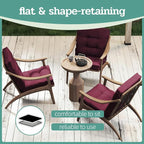 Outdoor Chair Cushion, High Back Soft Seat Pad - Image 7
