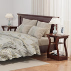 FROMJBEST End Tables Living Room, Cherry End Table - Image 5