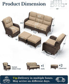 HILLGA Luxury High Back Patio Furniture Set - Image 2