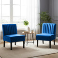Container Furniture Direct Reese Mid Century Modern Accent Chairs Set of 2 by ContainerDirect