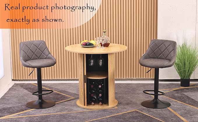 Wildhome Round Dining Table for 2-4, 31 Inch Dining Room Kitchen Table - Image 9
