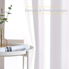 NICETOWN White Room Darkening Draperies and Curtains - Image 5