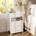 Nightstand Bedside Table Hidden Drawer - Image 8
