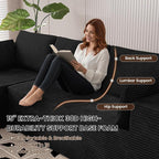 106" Cloud Sectional Boneless Couches - Image 4