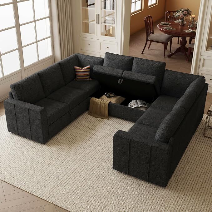 Belffin Modular Sectional Sleeper Sofa Bed - Image 4