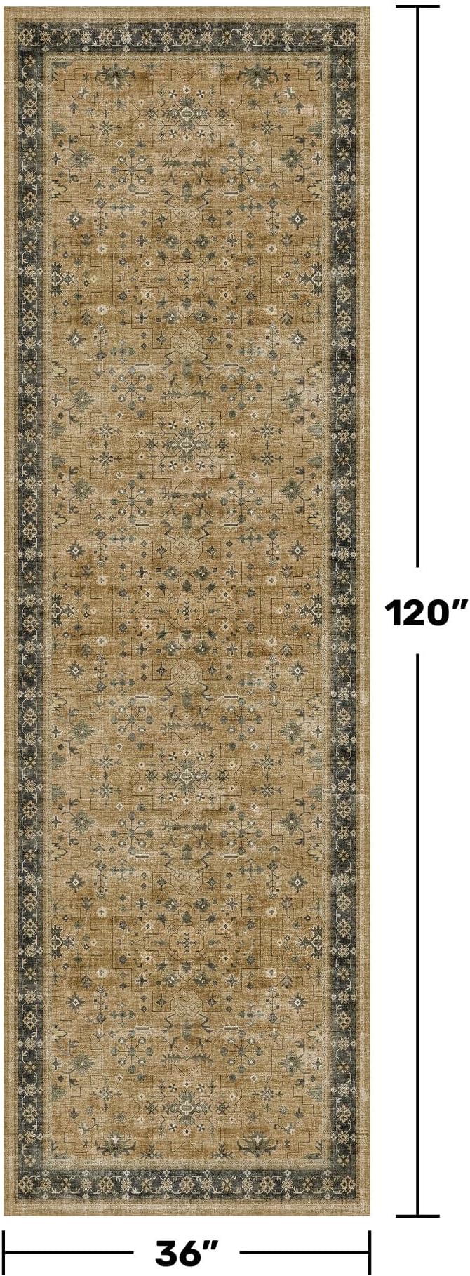 Boho Washable 3x10 Extra Long Runners - Image 2