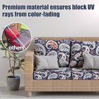 8Pcs Outdoor Cushion Covers, Stretch Patio Furniture Couch Chair Slipcovers | - Image 3