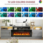 oneinmil 70" Fireplace TV Stand - Image 5