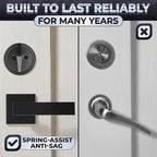 Front Door Lock Set with Deadbolt – Zinc Alloy Body with Multi‑Layer Plating | - Image 9