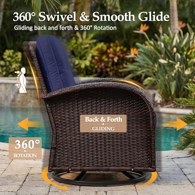 UPHA 7 Pieces Patio Furniture Set - Image 3