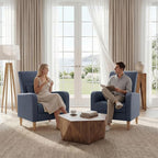 COLAMY Mid-Century Modern Upholstered Accent Chair - Image 10