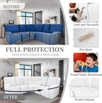 100% Waterproof Sectional Recliner Couch Covers - Image 6