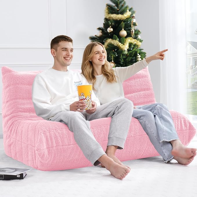 Bean Bag Loveseat Chair Big Sofa Beanbag Chair - Image 6