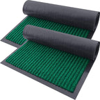 OLANLY 2-Pack Front Door Mats 29.5x17, Waterproof Heavy-Duty Doormats | Green by OLANLY