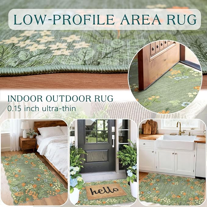 Floral Outdoor Rug - Image 4