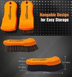 YeewayVeh 2PCS Leather Cleaning Brush, Horse Hair Brush - Image 7