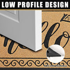 Yimobra Welcome Mats for Front Door 36x24, Heavy Duty Waterproof Outdoor Door - Image 4