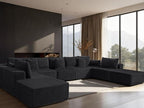 168" Cloud Sectional Couch, Comfort U Shaped Sofa by VYUXWO