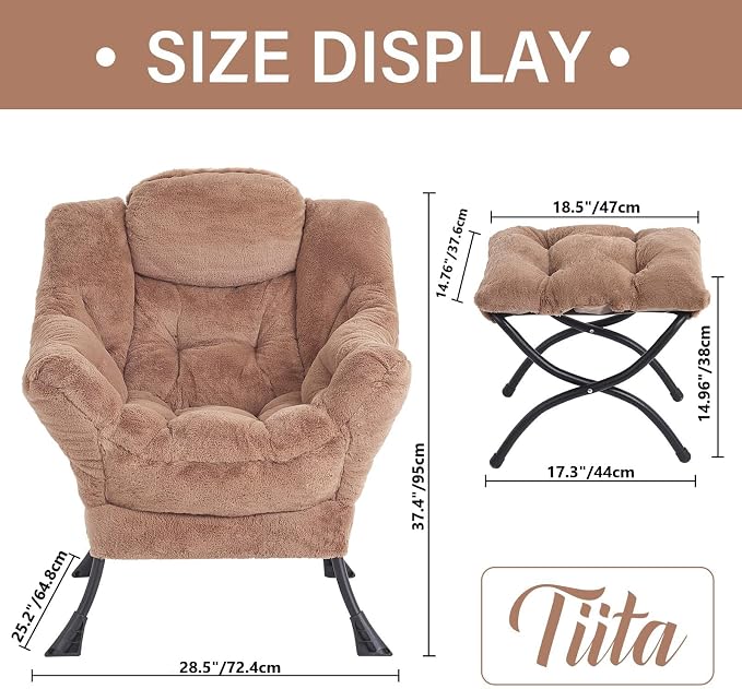 Tiita Modern Large Accent Lounge Chair - Image 4