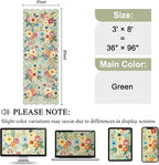 DUKINO 3x8 Kitchen Runner Rug, Soft Floral Washable Rug - Image 2
