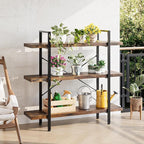 OtterOasis Heavy Duty 3-Tier Industrial Bookcase, 120lbs Shelf Capacity - Image 5