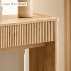 OKD 63" Fluted Console Table for Entryway, Modern Entryway Table - Image 6
