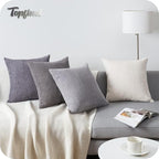 Topfinel 12x12 inch 4 Pack Decorative Throw Pillow Covers, Soft Velvet Modern - Image 8