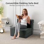 FILUXE Folding Sofa Bed | Convertible Sleeper Chair Bed - Image 5