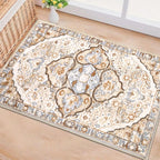 HEBE Indoor Door Mat 2'x3', Washable Welcome Mat - Image 6