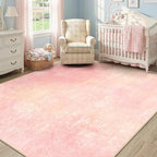 RELEANY Washable 6'x9' Abstract Area Rug by RELEANY