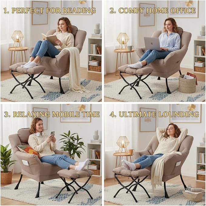 Tiita Modern Large Accent Chair - Image 7