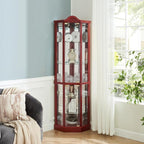 Glass Corner Display Cabinet - Image 9