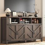 knoworld Buffet Sideboard with Storage Farmhouse with 4 Doors, Dining Room - Image 6