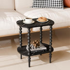 2-Tier Side Table, Small End Table - Image 2
