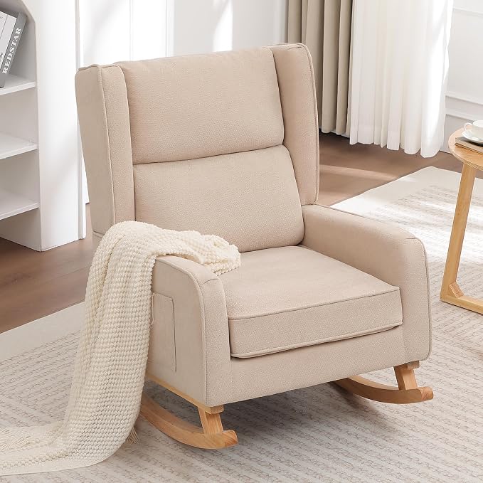 HCHAIRH Nursery Rocking Chairs, Rocking Chair Nursery - Image 3