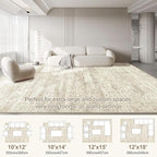 UERMEI 10x12 Area Rug Living Room Rugs - Image 3