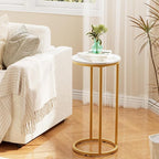 C Shaped End Table, Couch Side Tables - Image 2