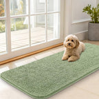 OLANLY Dog Door Mat for Muddy Paws 47x20, Super Absorbent Chenille Mud Mat | by OLANLY